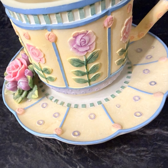 A. RICHESCO CORPORATION Floral Teapot Votive Candle Holder - Picture 13 of 15